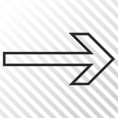 ok sağ vektör simgesi