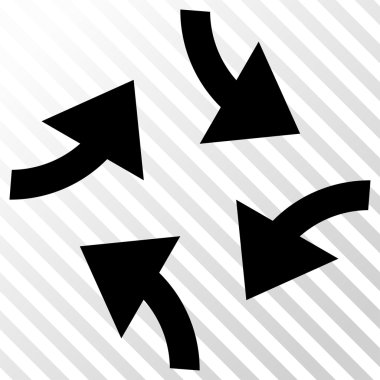 Oklar vektör simge girdap