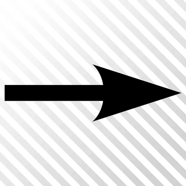 Sharp Arrow Right Vector Icon — Stock Vector