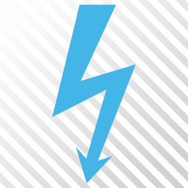 Yüksek gerilim vektör simgesi