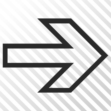 ok sağ vektör simgesi