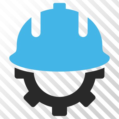 Geliştirme kask vektör simgesi