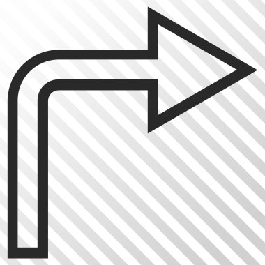 Doğru vektör simge açmak