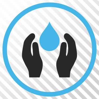 Su bakım vektör simgesi