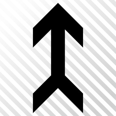 Yukarı Oklu Vektör Simgesi