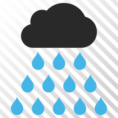 yağmur bulutu vektör simgesi