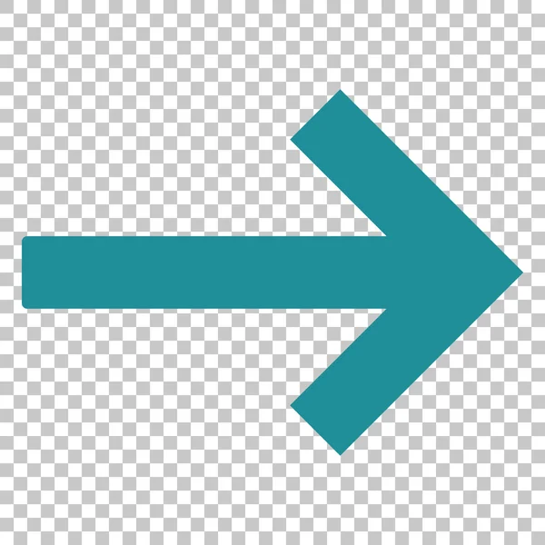 Flecha derecha vector icono — Vector de stock
