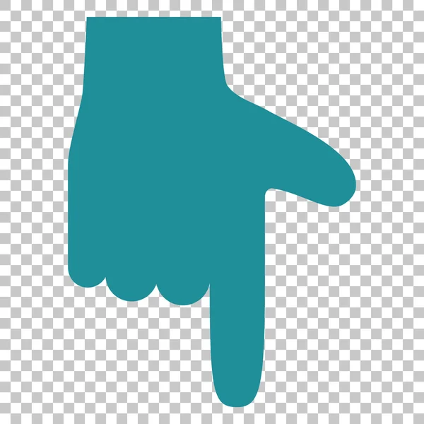 Векторная икона Hand Pointer Down — стоковый вектор