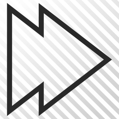 Yöne doğru vektör simgesi