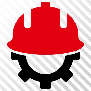 Geliştirme kask vektör simgesi