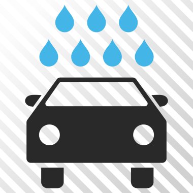 Araba duş vektör simgesi