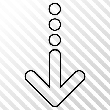 Aşağıya vektör simgesi gönder