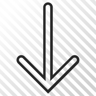 ok aşağı vektör simgesi