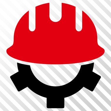 Geliştirme kask vektör simgesi