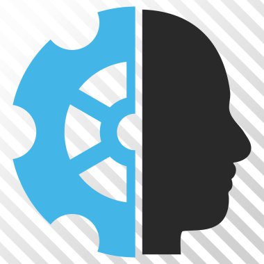 Akıl vektör simgesi