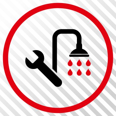 Sıhhi tesisat vektör simgesi