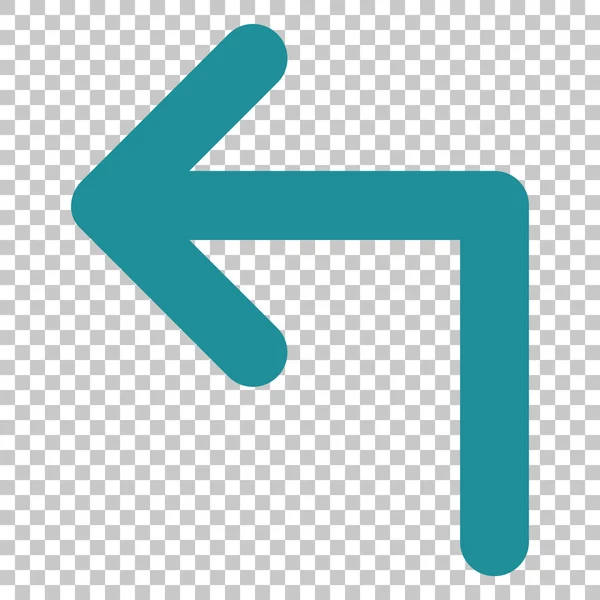 Otočte vlevo vektorové ikony — Stockový vektor