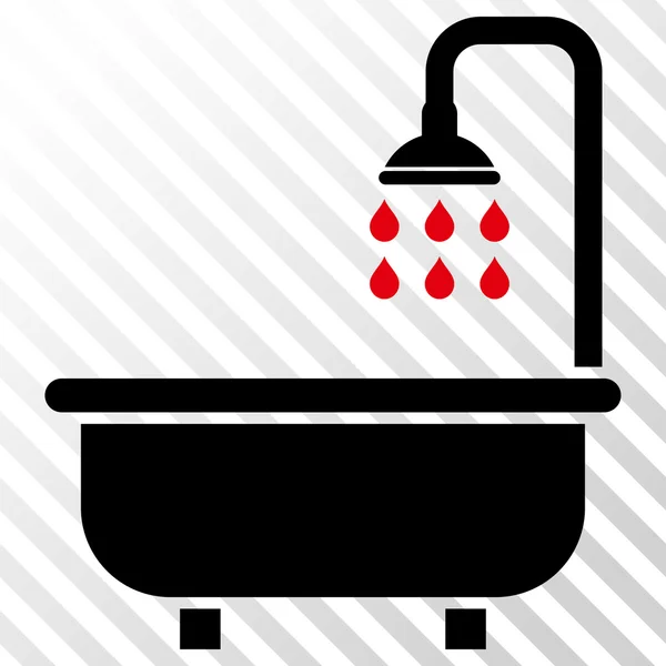 Vector de baño de ducha Icono — Vector de stock