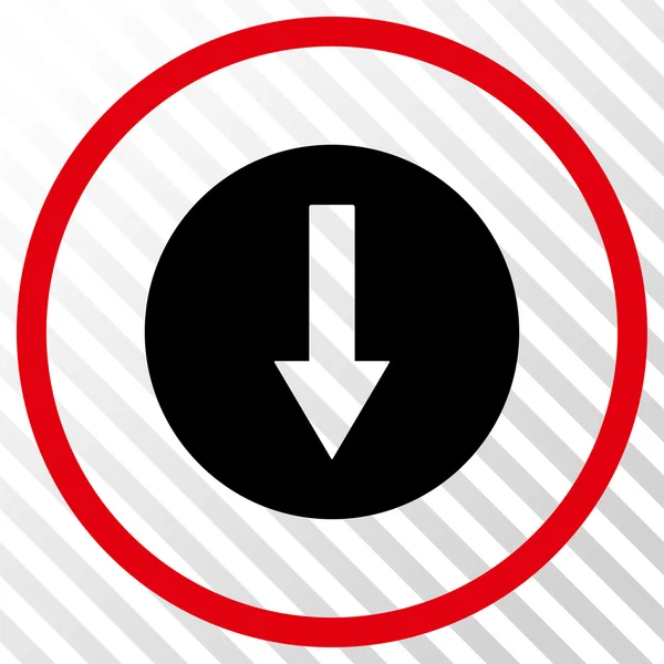 Se zaoblenými Arrow vektorové ikony — Stockový vektor