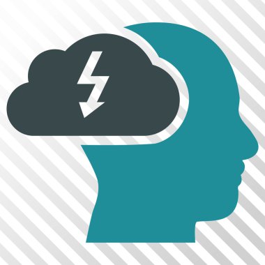 Beyin fırtınası vektör simgesi