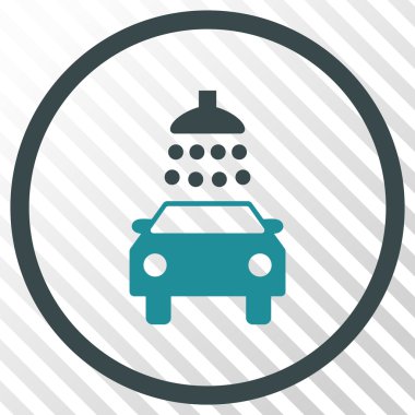 Araba duş vektör simgesi