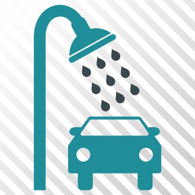 Araba duş vektör simgesi