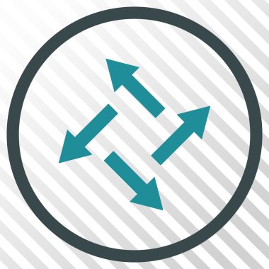 Santrifüj okları vektör simgesi