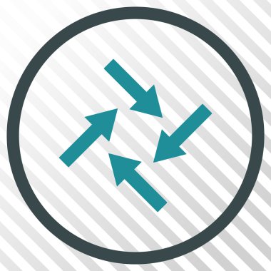 Merkezcil okları vektör simgesi