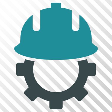 Geliştirme kask vektör simgesi