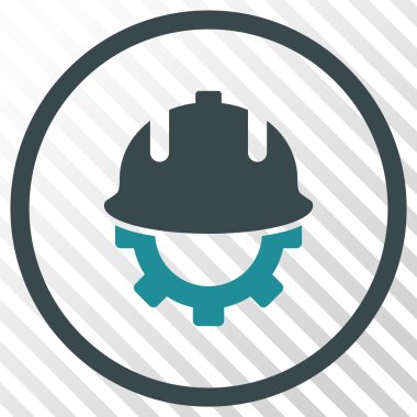 Geliştirme kask vektör simgesi