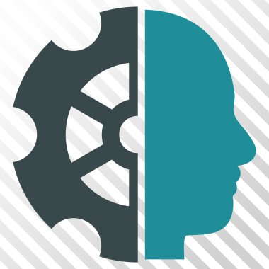 Akıl vektör simgesi