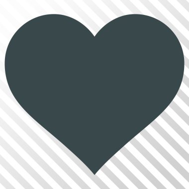 Aşk kalp vektör simgesi