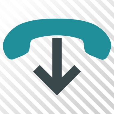 Vektör simge telefon asmak