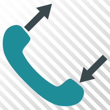 Telefon konuşmaya vektör simgesi