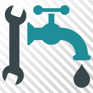 Sıhhi tesisat vektör simgesi