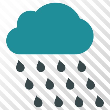 yağmur bulutu vektör simgesi