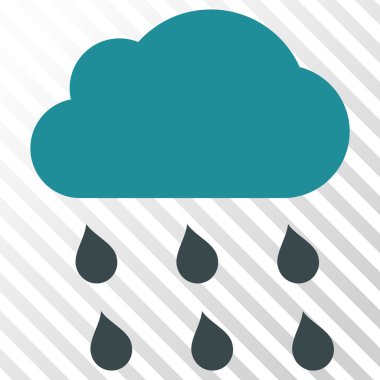 yağmur bulutu vektör simgesi