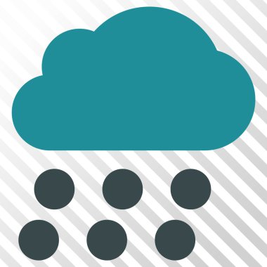 yağmur bulutu vektör simgesi