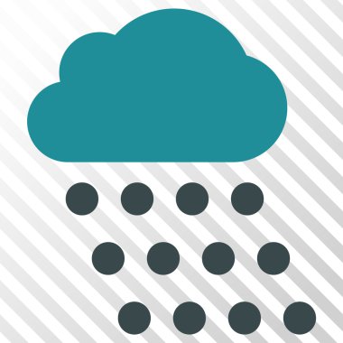 yağmur bulutu vektör simgesi