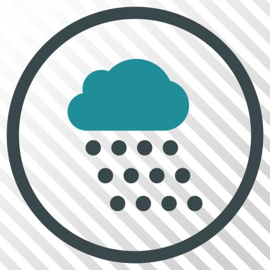 yağmur bulutu vektör simgesi