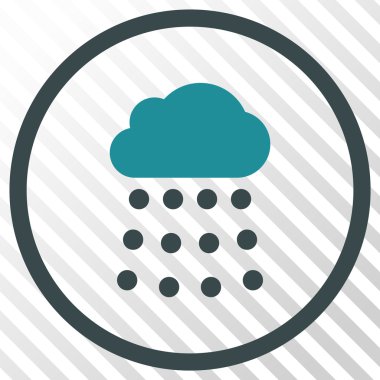 yağmur bulutu vektör simgesi