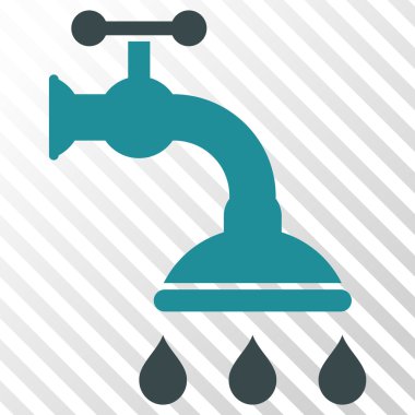 Duş musluk vektör simgesi