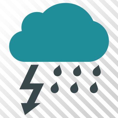 Fırtına vektör simgesi