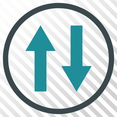 Dikey Çevir ok simge vektör