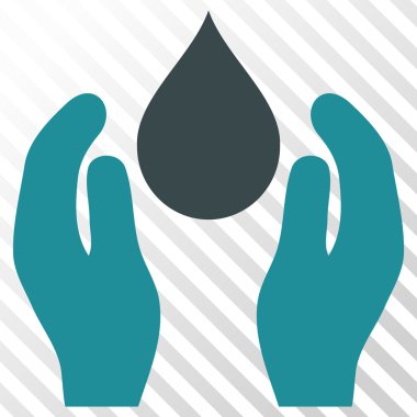 Su bakım vektör simgesi