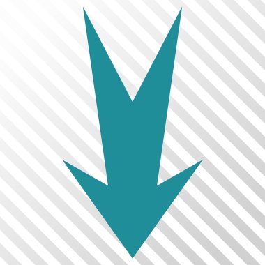 ok aşağı vektör simgesi