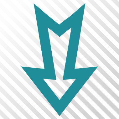 ok aşağı vektör simgesi