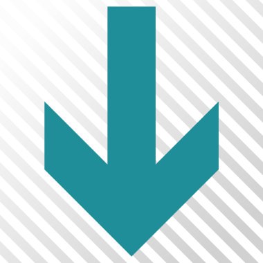 ok aşağı vektör simgesi