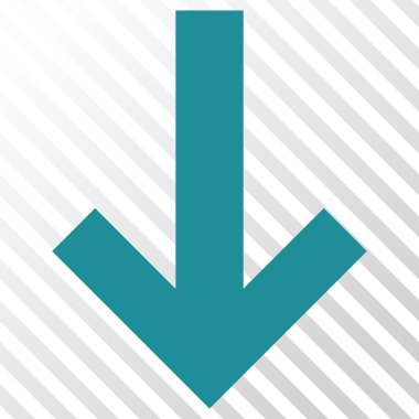 ok aşağı vektör simgesi