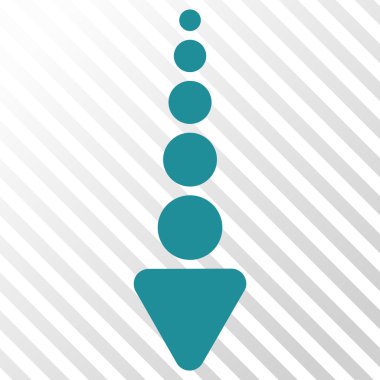 ok aşağı vektör simgesi